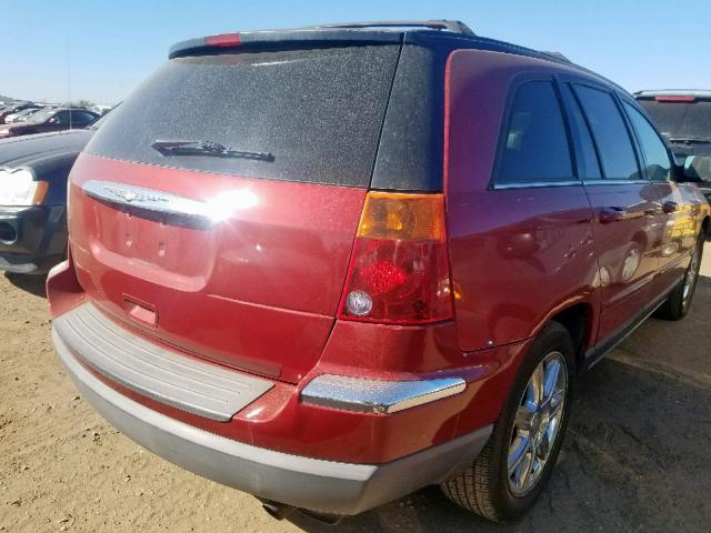 2A4GM68446R639729 - 2006 CHRYSLER PACIFICA T RED photo 4