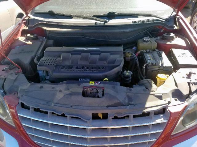 2A4GM68446R639729 - 2006 CHRYSLER PACIFICA T RED photo 7