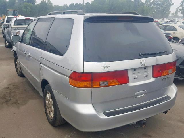 2HKRL18052H558585 - 2002 HONDA ODYSSEY EX SILVER photo 3