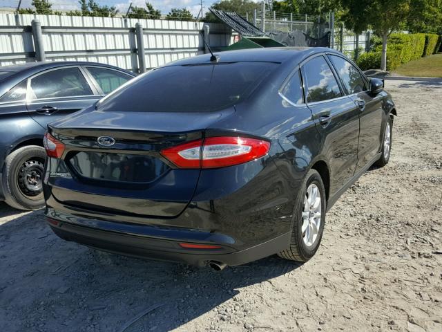 1FA6P0G77F5115995 - 2015 FORD FUSION S BLACK photo 4