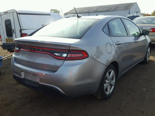 1C3CDFBB3FD336671 - 2015 DODGE DART SXT SILVER photo 4