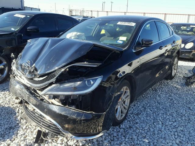 1C3CCCAB3FN674732 - 2015 CHRYSLER 200 LIMITE BLACK photo 2