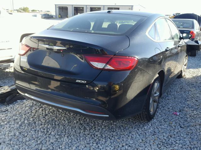 1C3CCCAB3FN674732 - 2015 CHRYSLER 200 LIMITE BLACK photo 4