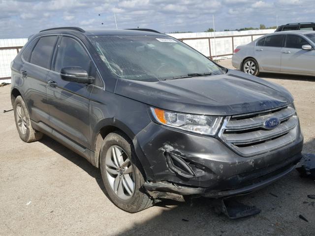 2FMPK3J9XGBC11122 - 2016 FORD EDGE SEL GRAY photo 1