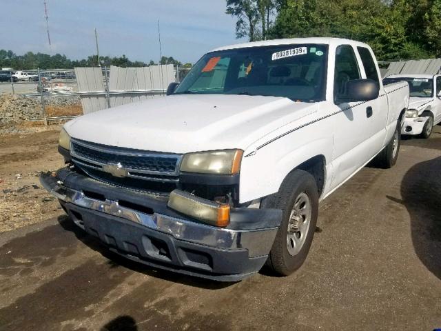 1GCEC19X37Z155702 - 2007 CHEVROLET SILVERADO WHITE photo 2