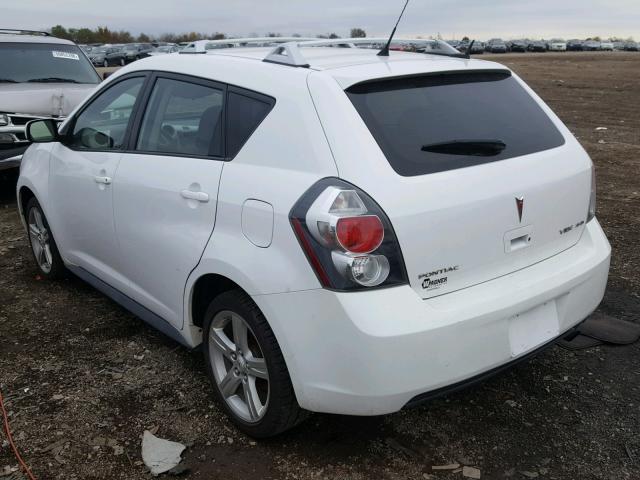 5Y2SM67059Z476338 - 2009 PONTIAC VIBE WHITE photo 3