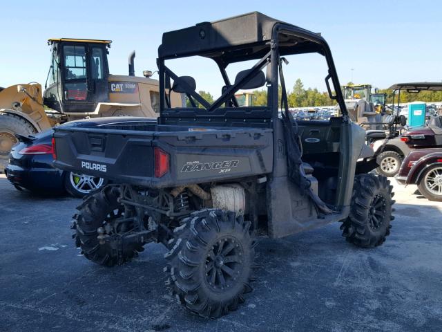 4XAUH88A2EG284176 - 2014 POLARIS RANGER 900 GREEN photo 4