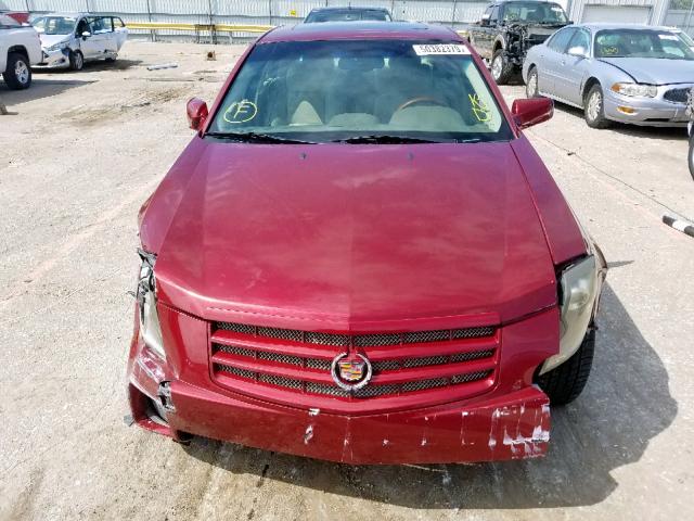 1G6DP577670116989 - 2007 CADILLAC CTS HI FEA RED photo 10