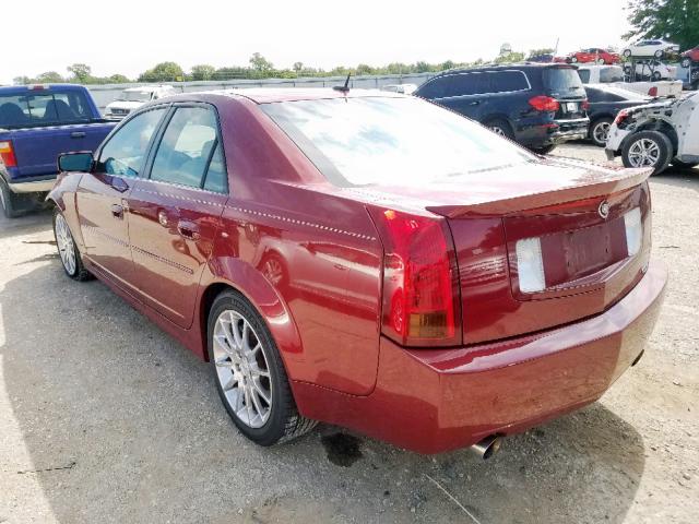 1G6DP577670116989 - 2007 CADILLAC CTS HI FEA RED photo 3