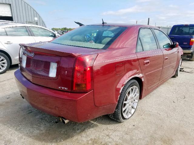 1G6DP577670116989 - 2007 CADILLAC CTS HI FEA RED photo 4