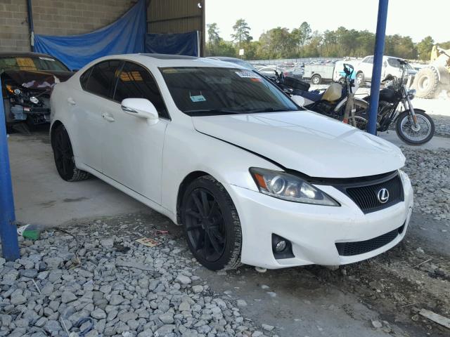 JTHBF5C26C5167387 - 2012 LEXUS IS 250 WHITE photo 1