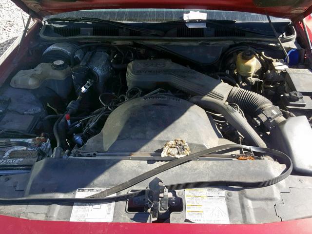 2FALP74W8RX117376 - 1994 FORD CROWN VICT RED photo 7