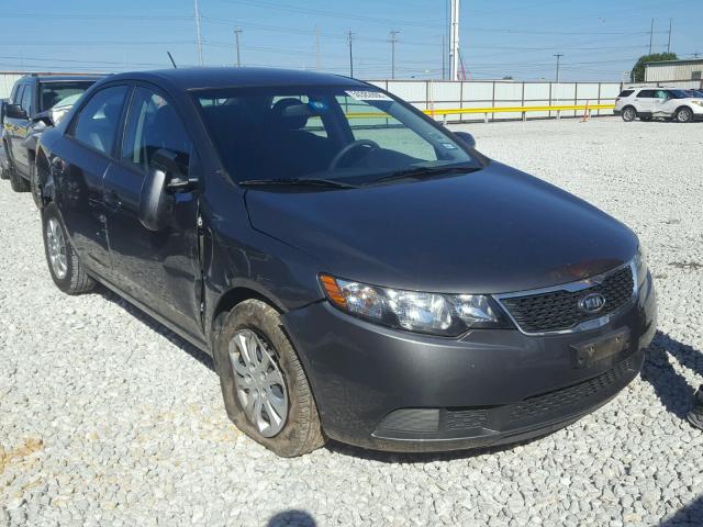 KNAFU4A21D5725893 - 2013 KIA FORTE EX GRAY photo 1