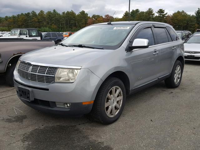 2LMDU88C87BJ33066 - 2007 LINCOLN MKX GRAY photo 2