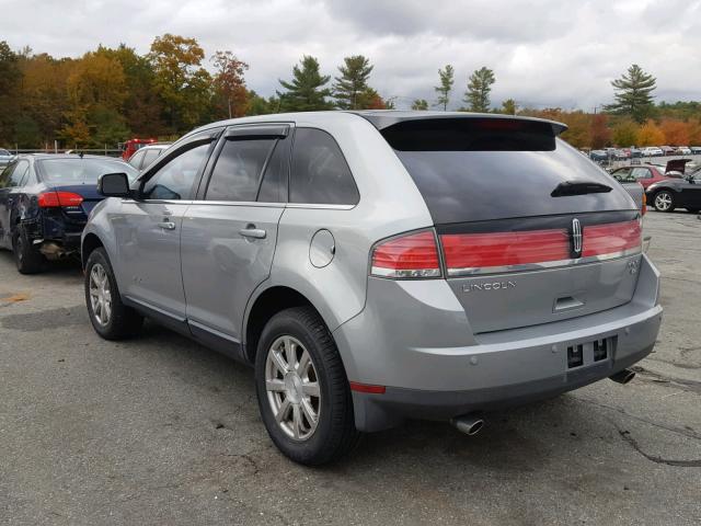 2LMDU88C87BJ33066 - 2007 LINCOLN MKX GRAY photo 3