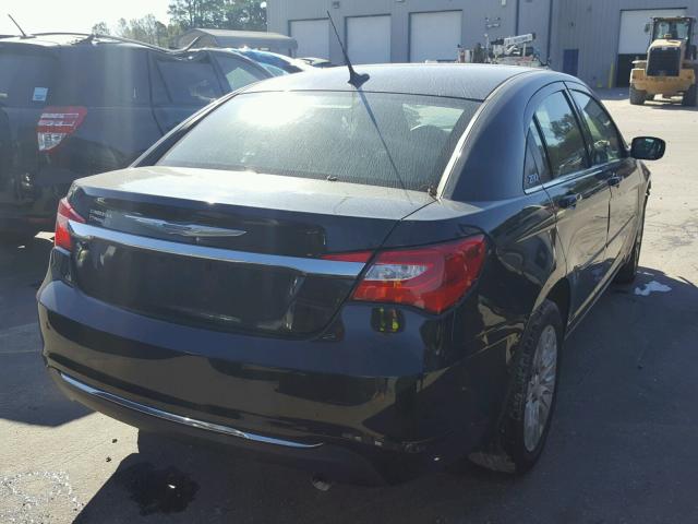 1C3BC4FB3BN515780 - 2011 CHRYSLER 200 LX BLACK photo 4