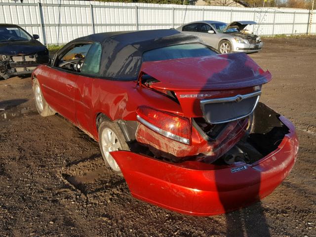 1C3EL75RX4N328309 - 2004 CHRYSLER SEBRING GT RED photo 3