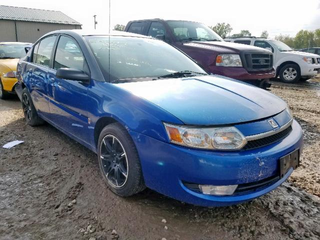 1G8AL52F53Z128447 - 2003 SATURN ION LEVEL BLUE photo 1