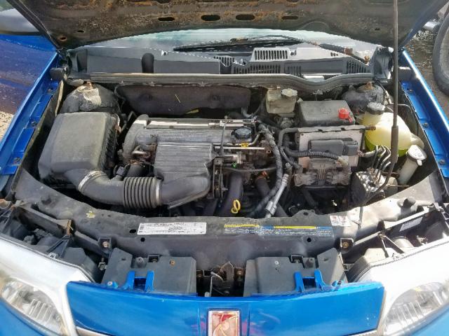 1G8AL52F53Z128447 - 2003 SATURN ION LEVEL BLUE photo 7