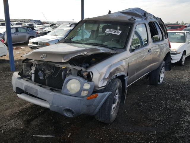 5N1DD28T84C640506 - 2004 NISSAN XTERRA XE GRAY photo 2