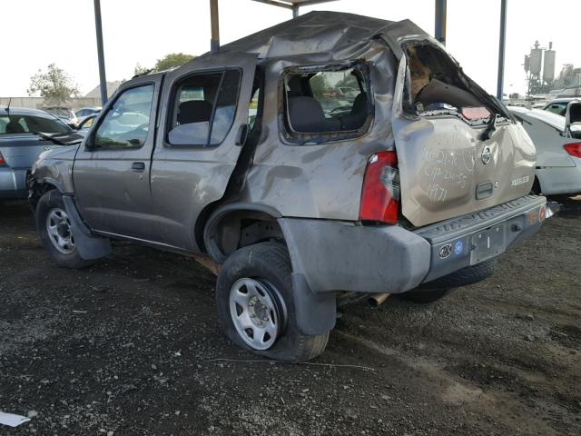 5N1DD28T84C640506 - 2004 NISSAN XTERRA XE GRAY photo 3