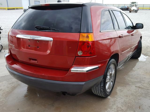 2A4GM68486R735301 - 2006 CHRYSLER PACIFICA T RED photo 4