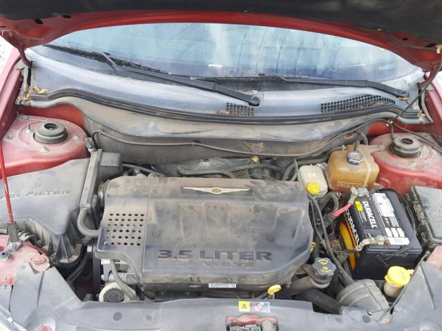 2A4GM68486R735301 - 2006 CHRYSLER PACIFICA T RED photo 7