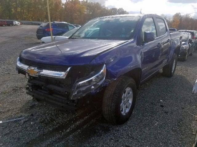 1GCGTBEN1H1320570 - 2017 CHEVROLET COLORADO BLUE photo 2