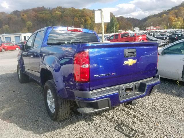 1GCGTBEN1H1320570 - 2017 CHEVROLET COLORADO BLUE photo 3