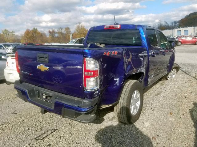 1GCGTBEN1H1320570 - 2017 CHEVROLET COLORADO BLUE photo 4