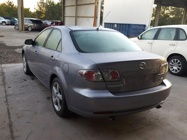 1YVHP80D465M51096 - 2006 MAZDA 6 S GRAY photo 3