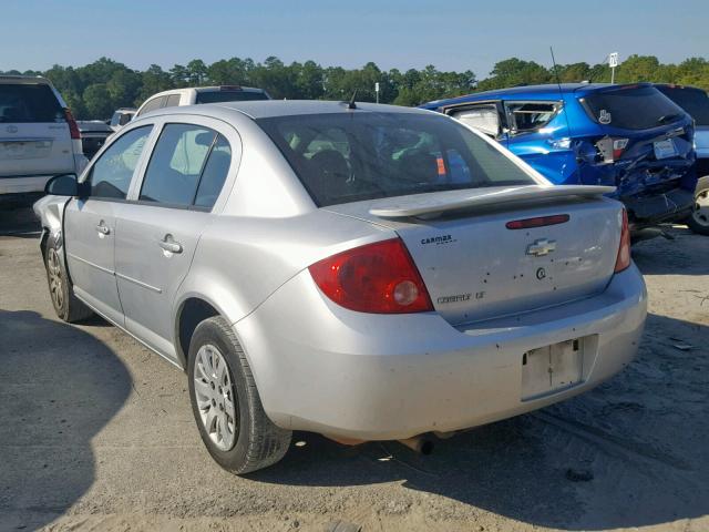 1G1AT58H497183239 - 2009 CHEVROLET COBALT LT GRAY photo 3