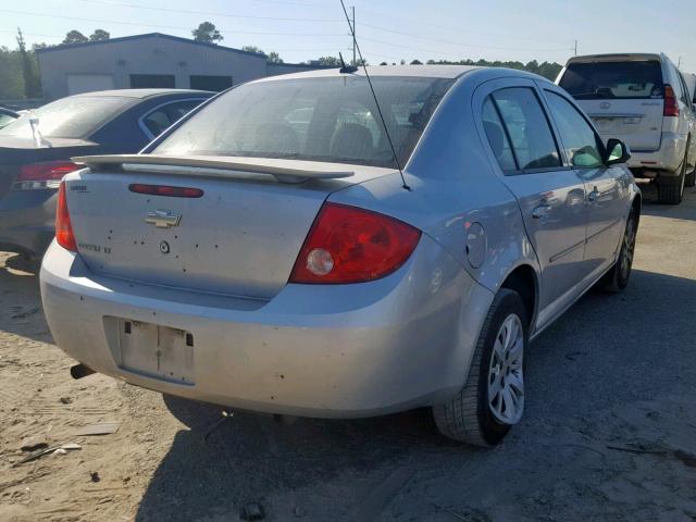 1G1AT58H497183239 - 2009 CHEVROLET COBALT LT GRAY photo 4