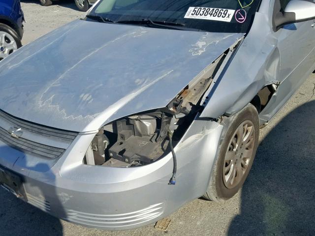 1G1AT58H497183239 - 2009 CHEVROLET COBALT LT GRAY photo 9