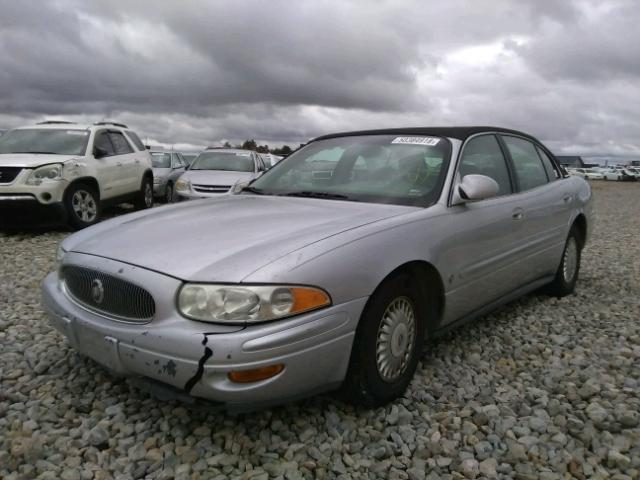 1G4HR54K5YU167486 - 2000 BUICK LESABRE LI SILVER photo 2