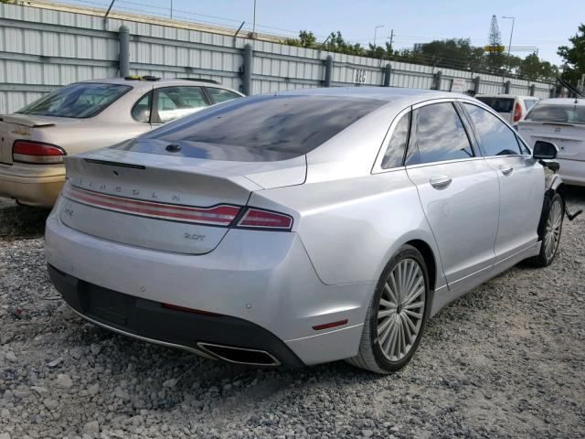 3LN6L5E92HR634343 - 2017 LINCOLN MKZ RESERV SILVER photo 4