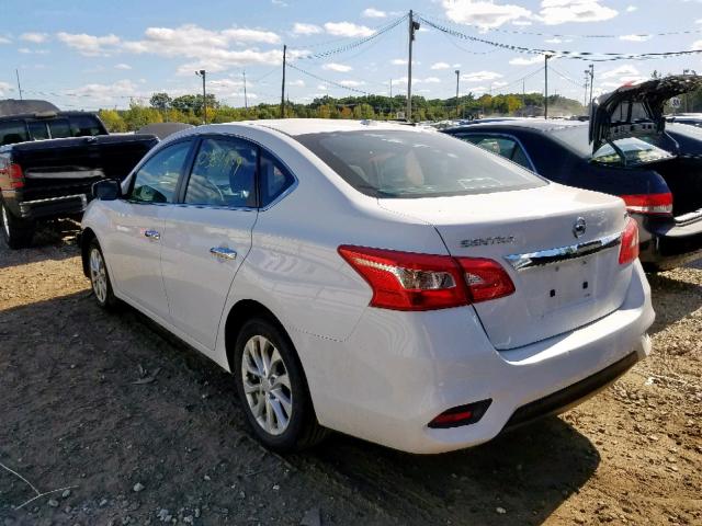 3N1AB7AP1HY316448 - 2017 NISSAN SENTRA S WHITE photo 3