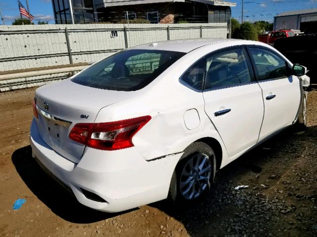 3N1AB7AP1HY316448 - 2017 NISSAN SENTRA S WHITE photo 4