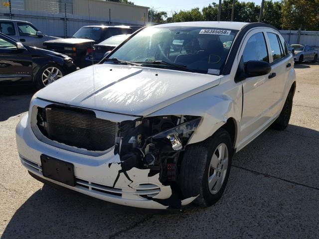 1B3HB28B87D104139 - 2007 DODGE CALIBER WHITE photo 2