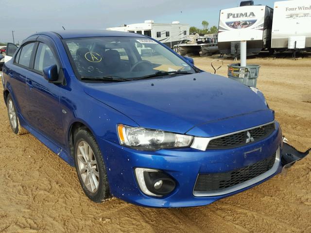 JA32U2FU6GU001531 - 2016 MITSUBISHI LANCER ES BLUE photo 1