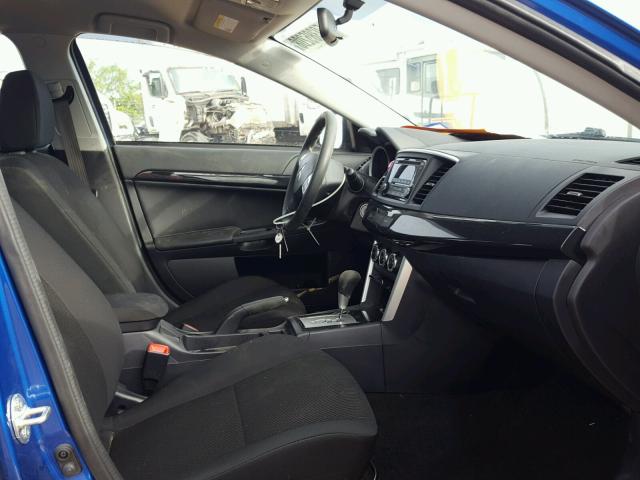 JA32U2FU6GU001531 - 2016 MITSUBISHI LANCER ES BLUE photo 5