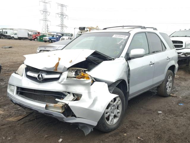 2HNYD18804H540791 - 2004 ACURA MDX TOURIN SILVER photo 2