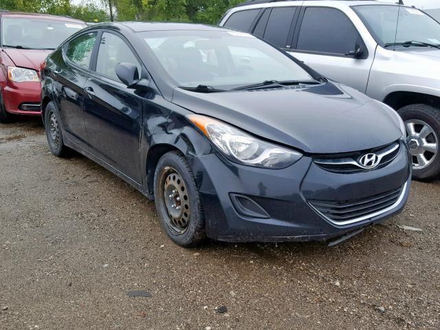 KMHDH4AE3CU268190 - 2012 HYUNDAI ELANTRA GL BLACK photo 1