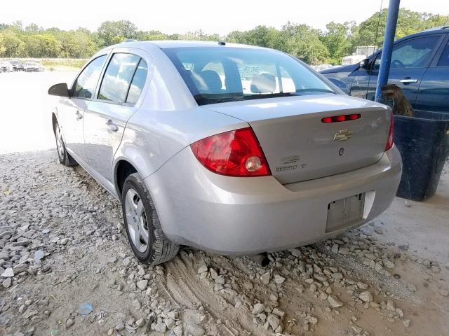 1G1AL58F787193440 - 2008 CHEVROLET COBALT LT SILVER photo 3