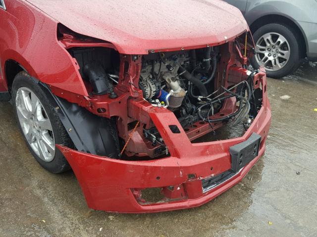 3GYFNEEY3AS508068 - 2010 CADILLAC SRX PERFOR RED photo 9