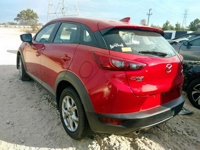 JM1DKBC77G0104656 - 2016 MAZDA CX-3 TOURI RED photo 3