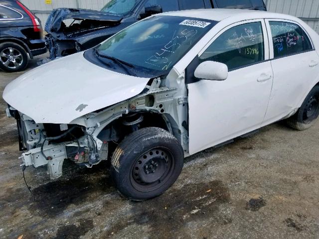 5YFBU4EE4CP067915 - 2012 TOYOTA COROLLA BA WHITE photo 9