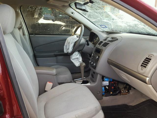 1G1ZS58F47F238232 - 2007 CHEVROLET MALIBU LS 栗色 照片 5