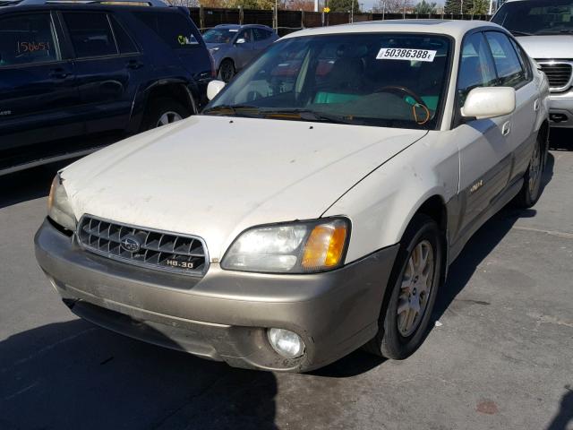 4S3BE896837211863 - 2003 SUBARU LEGACY OUT CREAM photo 2