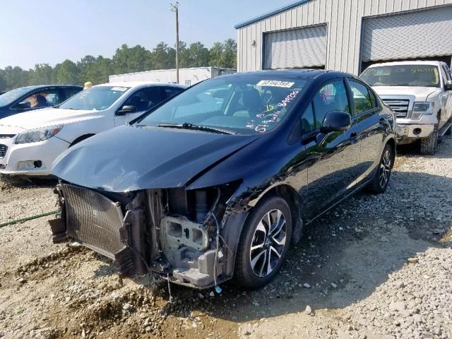19XFB2F95DE010431 - 2013 HONDA CIVIC EXL 黑色 照片 2
